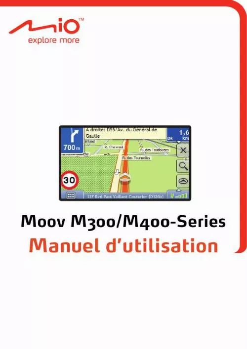 Mode d'emploi MIO MOOV M300