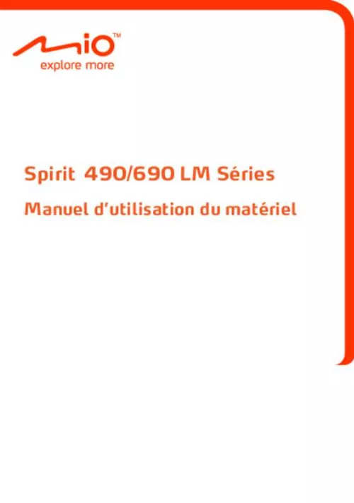 Mode d'emploi MIO SPIRIT 490 LM