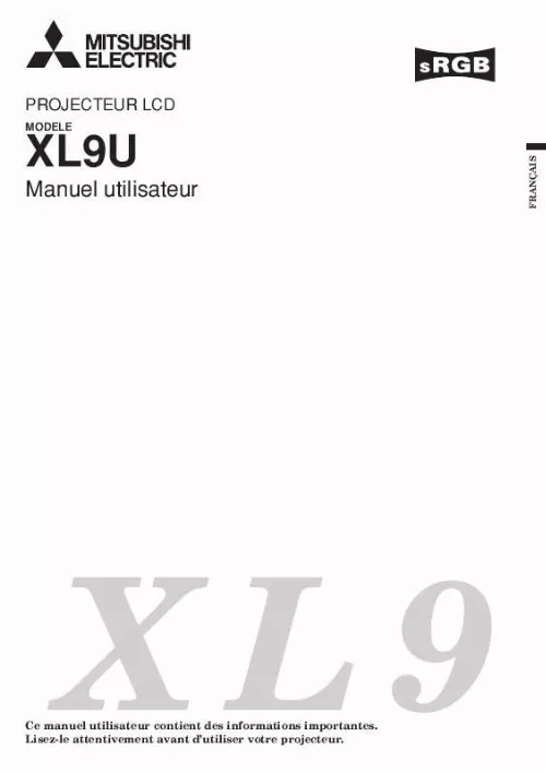 Mode d'emploi MITSUBISHI XL9