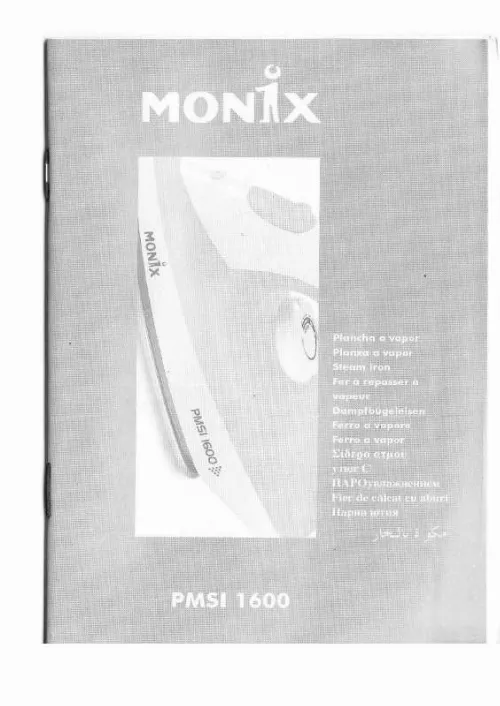 Mode d'emploi MONIX PMSI 1600