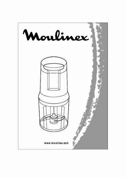 Mode d'emploi MOULINEX AT71R1 MULTIMOULINETTE