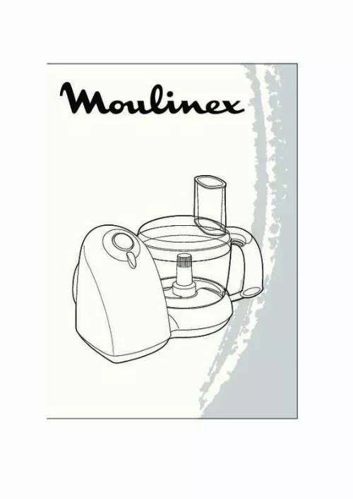 Mode d'emploi MOULINEX DFB1 DELICIO