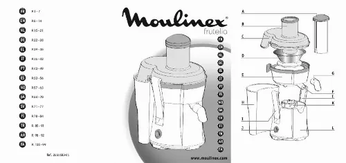 Mode d'emploi MOULINEX JU320172