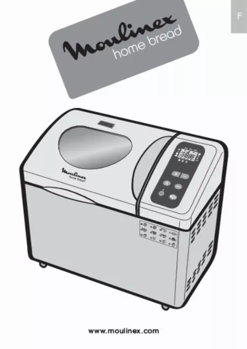 Mode d'emploi MOULINEX OW1003 HOME BREAD INOX