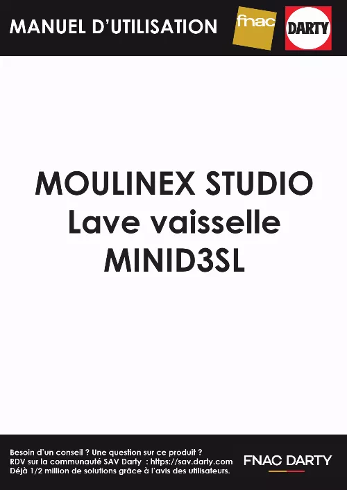 Mode d'emploi MOULINEX STUDIO MINID3SL