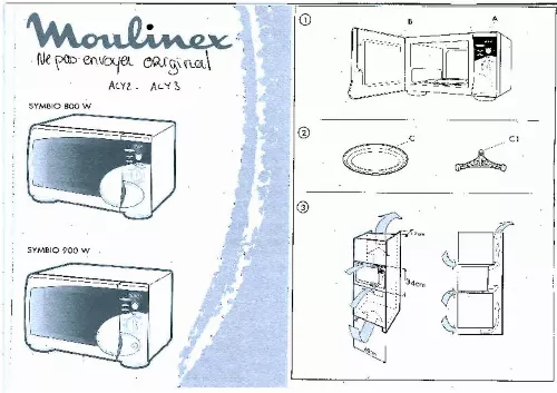 Mode d'emploi MOULINEX SYMBIO 900W