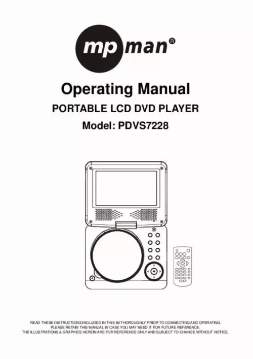 Mode d'emploi MPMAN PDVS 7228