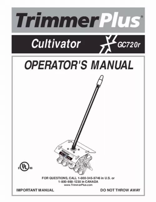 Mode d'emploi MTD GC720R