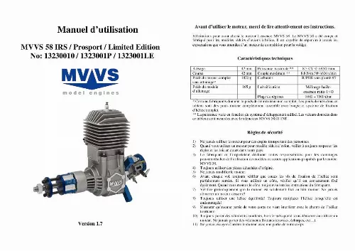 Mode d'emploi MVVS 58 IRS