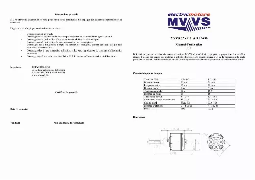 Mode d'emploi MVVS 8.0-680