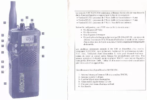 Mode d'emploi NAVICOM RT-210