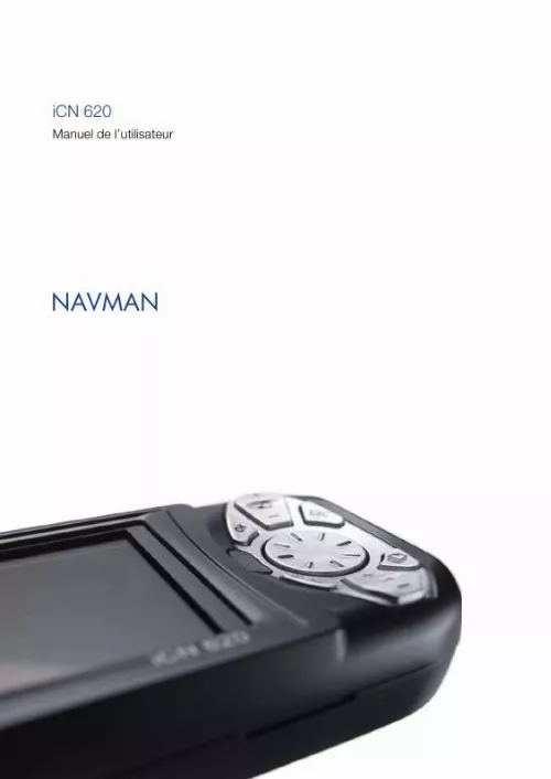 Mode d'emploi NAVMAN ICN 620