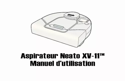 Mode d'emploi NEATO XV-11