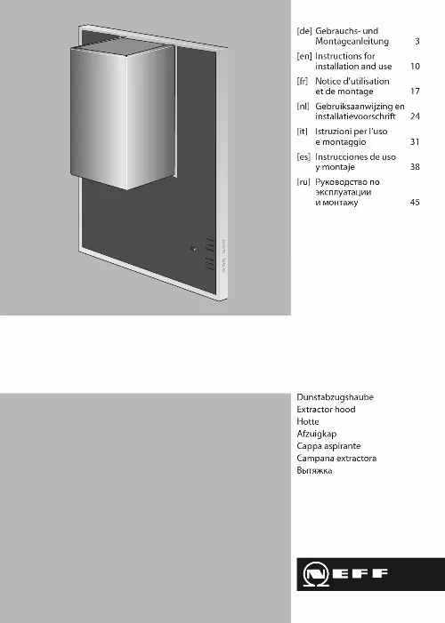 Mode d'emploi NEFF D99L10N0