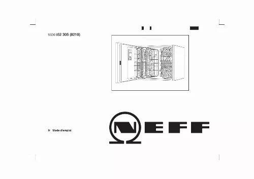 Mode d'emploi NEFF S4433B1