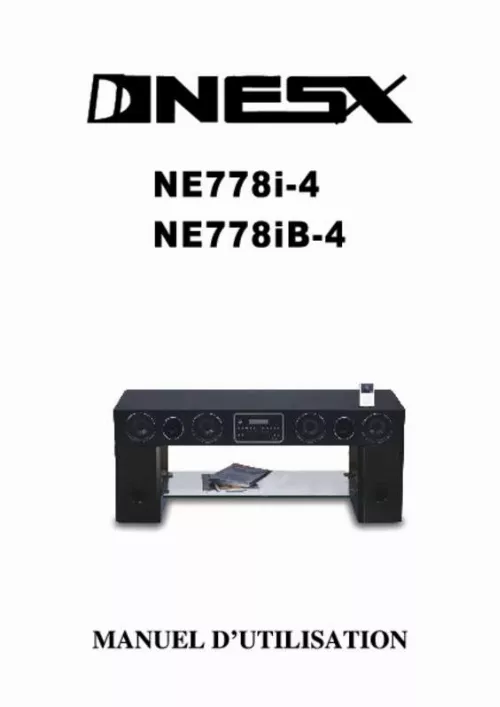 Mode d'emploi NESX NE778I-4