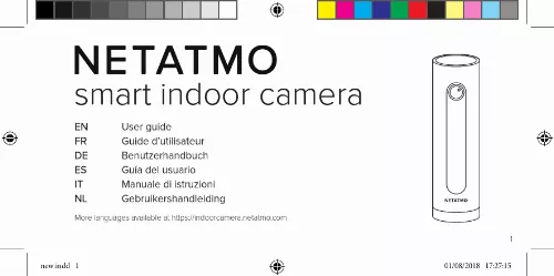 Mode d'emploi NETATMO NSC-PRO