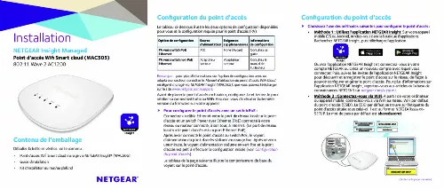 Mode d'emploi NETGEAR WAC505
