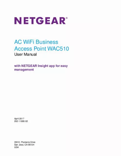 Mode d'emploi NETGEAR WAC510