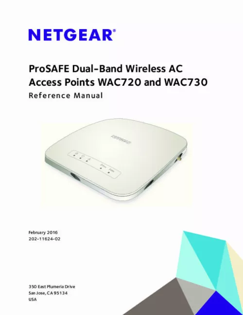 Mode d'emploi NETGEAR WAC720