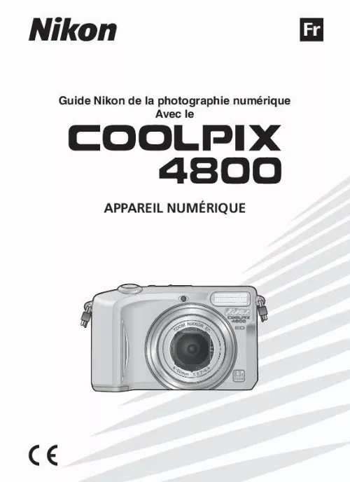 Mode d'emploi NIKON COOLPIX 4800