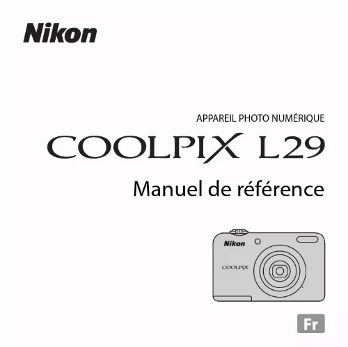 Mode d'emploi NIKON COOLPIX L29