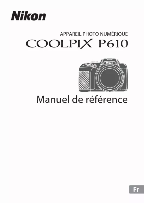 Mode d'emploi NIKON COOLPIX P610