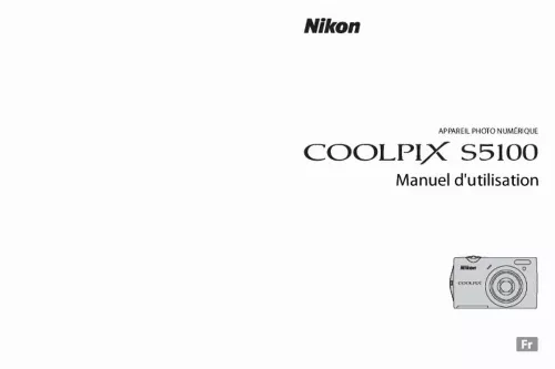 Mode d'emploi NIKON COOLPIX S5100