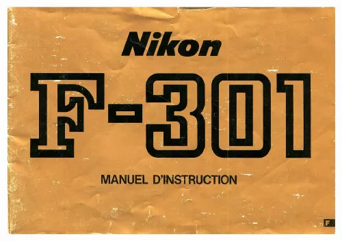 Mode d'emploi NIKON F-301
