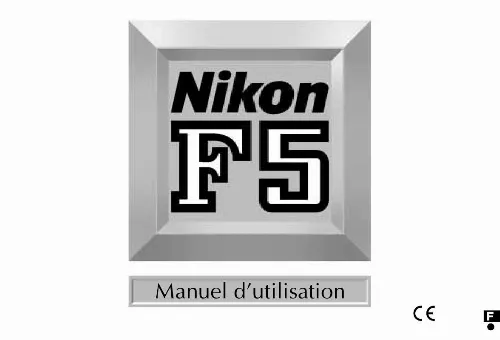 Mode d'emploi NIKON F5