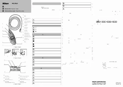 Mode d'emploi NIKON MC-EU I