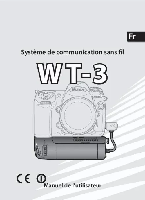 Mode d'emploi NIKON WT-3