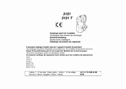 Mode d'emploi NILFISK 3151