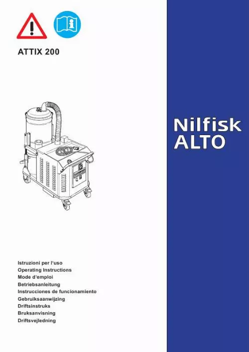 Mode d'emploi NILFISK ATTIX 200 TYPE 22