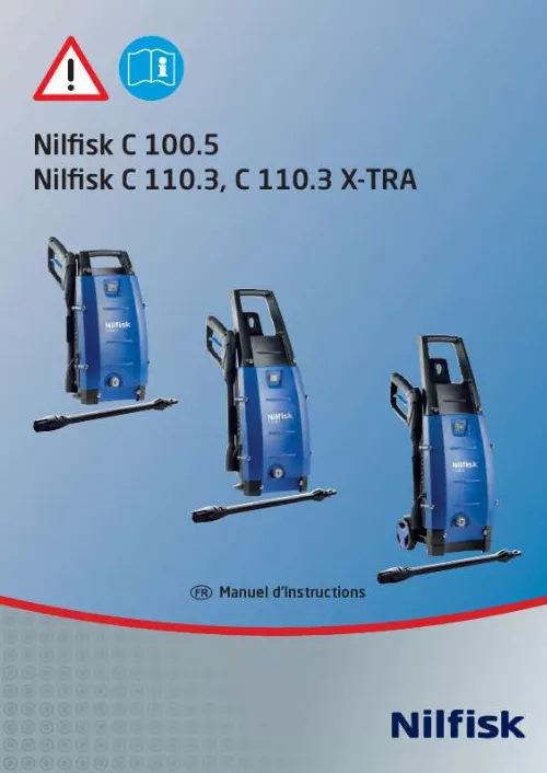 Mode d'emploi NILFISK C110.3-6 CAR X-TRA 1400W