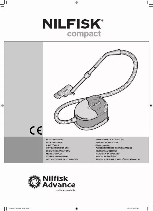 Mode d'emploi NILFISK COMPACT