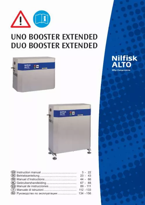 Mode d'emploi NILFISK DUO BOOSTER EXTENDED