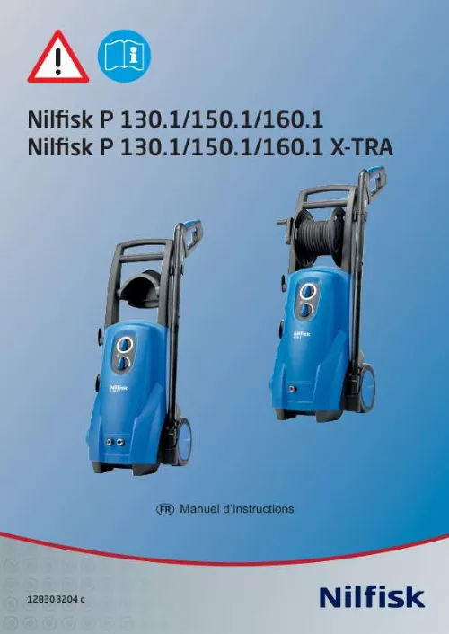 Mode d'emploi NILFISK P 160.1 X-TRA