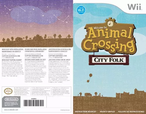 Mode d'emploi NINTENDO ANIMAL CROSSING: CITY FOLK