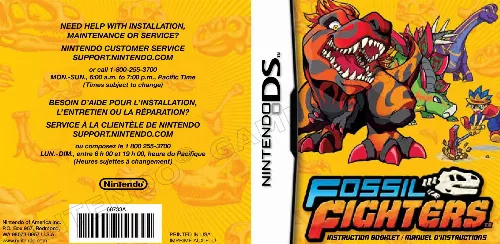Mode d'emploi NINTENDO DS FOSSIL FIGHTERS