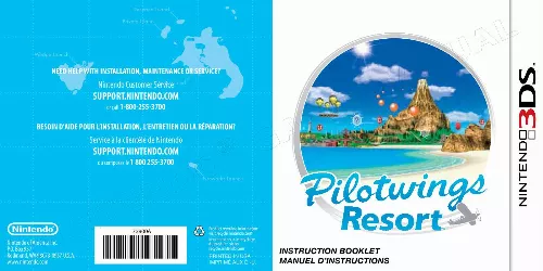 Mode d'emploi NINTENDO PILOTWINGS RESORT