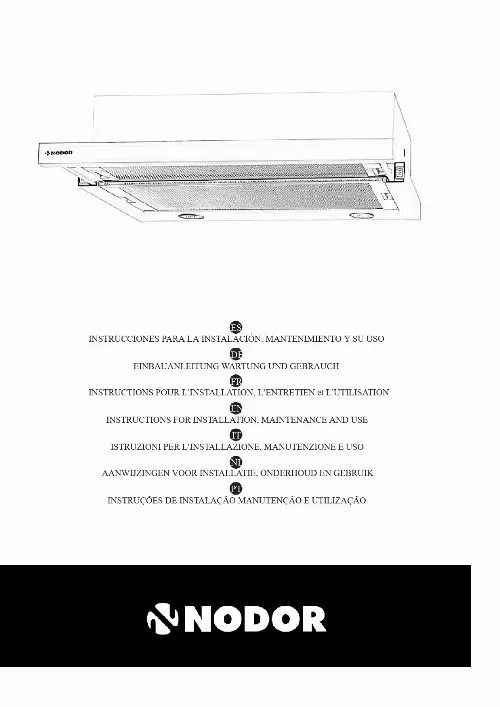 Mode d'emploi NODOR EXTENDER LED