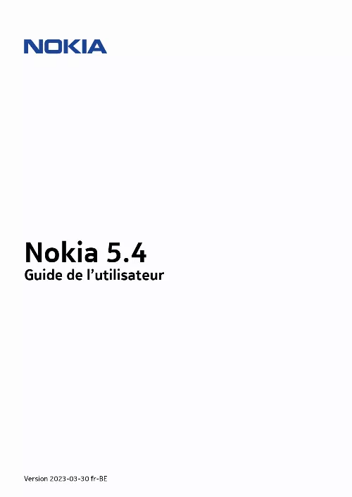 Mode d'emploi NOKIA 5.4