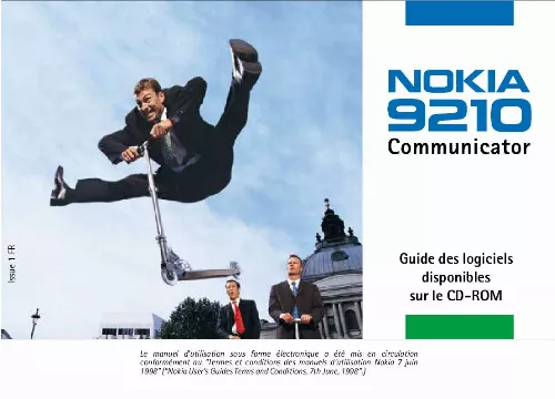 Mode d'emploi NOKIA 9210 COMMUNICATOR