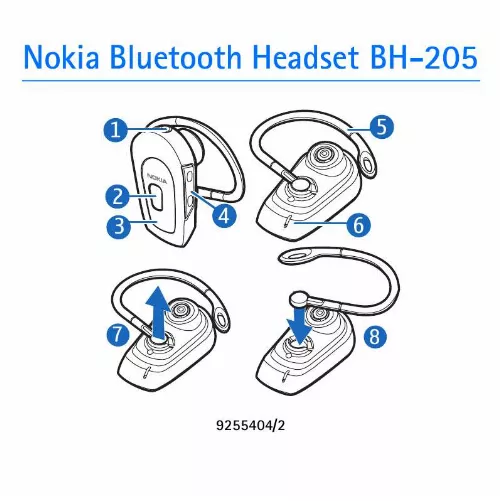 Mode d'emploi NOKIA BLUETOOTH HEADSET BH-205