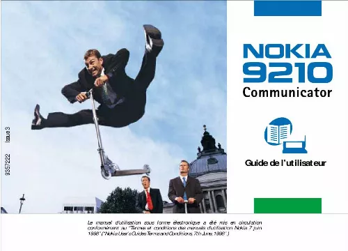 Mode d'emploi NOKIA COMMUNICATOR