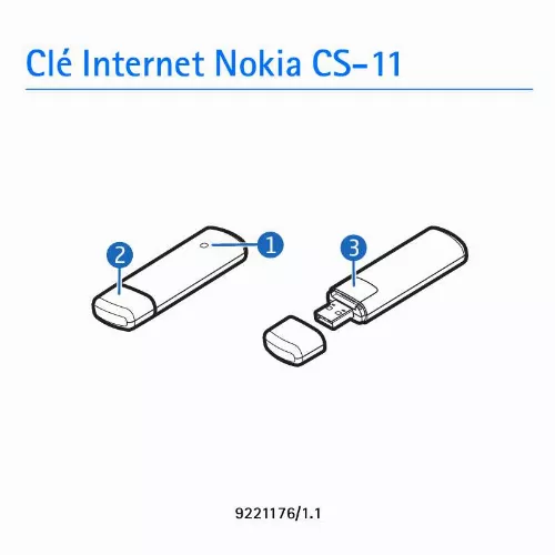 Mode d'emploi NOKIA INTERNET STICK CS-11