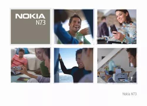 Mode d'emploi NOKIA N73-1 MUSIC EDITION