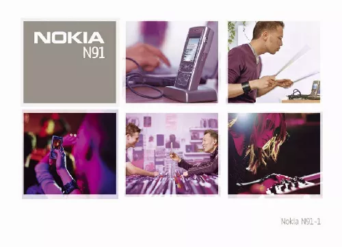Mode d'emploi NOKIA N91-1