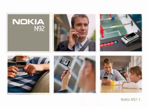 Mode d'emploi NOKIA N92-1